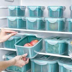 Bộ 5 hộp kèm rổ có nắp hút chân không (TH188)