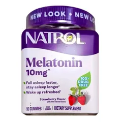 Kẹo dẻo ngủ ngon Natrol Me. lato/ nin Gummies 10mg của Mỹ 90 viên.