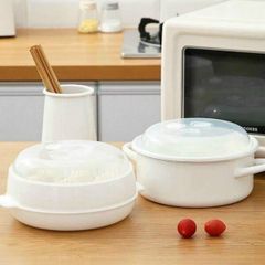 Bộ khay hấp lò vi sóng 3 lớp Việt Nhật (TH193)