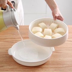 Bộ khay hấp lò vi sóng 3 lớp Việt Nhật (TH193)