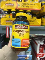 Viên uống bổ sung Magie Nature Made Magnesium 250mg-180v 731076