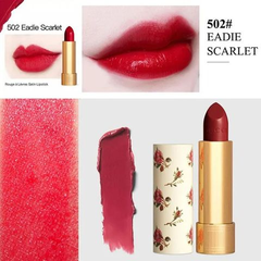  Son Lì Gucci 502 Eadie Scarlet Màu 503 Đỏ Đậm Chính Hãng - Sắc Đỏ Sang Trọng Dành Cho Phụ Nữ Tự Tin và Quyến Rũ
