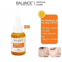 Serum Dưỡng Sáng Da C-Balance Vitamin C 30ml - Giúp Mờ Thâm, Làm Đều Màu Da, Phù Hợp Với Da Nhạy Cảm
