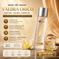 Nước Tẩy Trang Orico Vxebra - Micellar Water Thiên Nhiên Cho Mọi Loại Da, Tẩy Trang Hiệu Quả Không Gây Kích Ứng