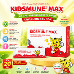 Kidsmune Max - Cốm Tăng Đề Kháng Và Hỗ Trợ Tiêu Hóa Cho Trẻ Từ 3 Tuổi, Giúp Bé Ăn Ngon, Ngủ Ngon, Khỏe Mạnh Mỗi Ngày