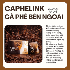 Cà Phê Caphelink New Chính Hãng - Tăng Cường Đề Kháng, Hương Vị Ngon, Hỗ Trợ Sức Khỏe và Làm Đẹp Từ Bên Trong