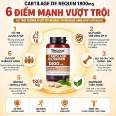 Khỏe xương khớp Boticinal Cartilage de Requin 1800mg Pháp 30 ngày
