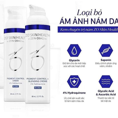 Bộ Đôi Kem Giảm Nám Chuyên Sâu PIGMENT CONTROL+BLENDING CRÈME 4%HQ - Sáng Da, Chống Nám, Dưỡng Ẩm - Zo Skin Health 731374