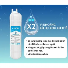 Lõi Lọc Mineral Plus Karofi - Hàng Chính Hãng Bổ Sung Gấp Đôi Vi Khoáng - Tạo Độ Ngọt Cho Nước
