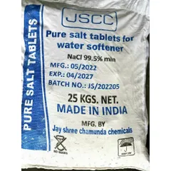 Muối tinh khiết hoàn nguyên Ấn Độ dạng viên (Bao 25kg)