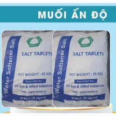 3KG Muối tinh khiết hoàn nguyên Ấn Độ dạng viên
