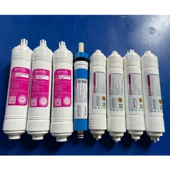 Trọn bộ 8 lõi lọc Mutosi thay thế máy MP-360D,MP-S1001,MP-S1012,MP-U1368,MP-S1011,RO 50G-tặng co cút