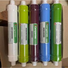 Combo 5 lõi khoáng cao cấp Kangaroo - Nano Silver, Ceramic, Alkaline Water, Maifan Rock Mineral, ORP Cartridge - LọcNước