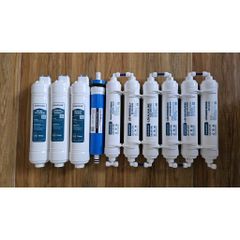 Combo trọn bộ 10 lõi lọc nước nối nhanh Sunhouse - Lõi đúc Sunhouse từ 1-10