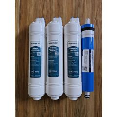 Combo trọn bộ 10 lõi lọc nước nối nhanh Sunhouse - Lõi đúc Sunhouse từ 1-10