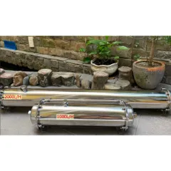 Màng lọc UF liền vỏ inox công suất 1000, 2000L/h