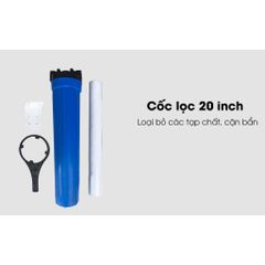 Cột lọc thô Composite 1054 full vật liệu lọc van 3 ngã - lọc thô 20 inch.