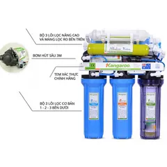 Máy lọc nước Ro Kangaroo để gầm 7 lõi, 8 lõi, 9 lõi (Hàng trưng bày tháo máy)