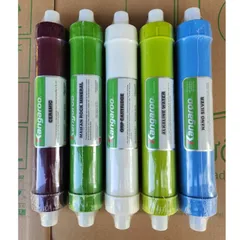 Combo trọn bộ 10 lỏi lọc nước Kangaroo, các phân loại từ 1-10. (Kèm co, cút, càng đầy đủ)