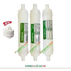 Bộ lõi lọc nước 123 Kangaroo đúc liền (Lõi HK) dùng cho model KG10A4VTU; KG100HK; KG100ES; KG100EO