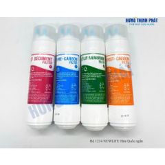 Combo 4 lõi UF Lùn Hàn Quốc dành cho máy Cuckoo /IONPIA /Cnc / Coway/ Ao smith - Cao 24,5cm