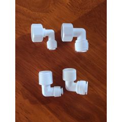 Cút, co vuông ren ngoài, ren trong 21 ra dây 6mm hoặc dây 10mm – nối nhanh