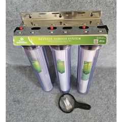 Bộ Lọc Thô Đầu Nguồn 3 Cấp Trong 20 Inch Sagana - Lọc Tổng Sinh Hoạt, Tiền Lọc (ly nhập khẩu)