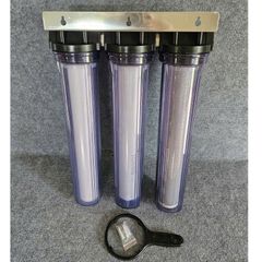 Bộ Lọc Thô Đầu Nguồn 3 Cấp Trong 20 Inch Sagana - Lọc Tổng Sinh Hoạt, Tiền Lọc (ly nhập khẩu)