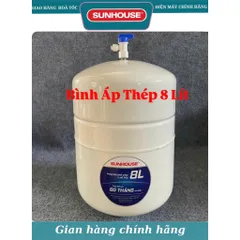 Bình áp thép 8L Sunhouse - Tặng kèm van bình áp