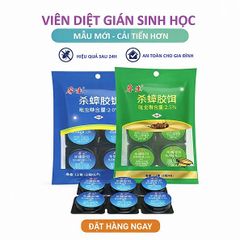 Viên Mồi Diệt Gián Sinh Học Housheng - Hộp 6 Viên An Toàn, Không Độc Hại Dùng Trong Nhà Bếp, Gia Đình
