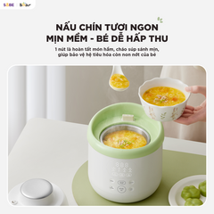Máy xay nấu thức ăn 0.35L Bear BFM-045KN