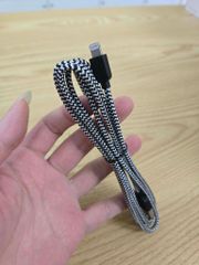 Cáp sạc nhanh đầu Usb-Lighning cho iphone seri 14 đổ lại, dây dù bền bỉ chống gãy