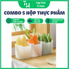 Combo 5 Hộp đựng thực phẩm để cánh cửa tủ lạnh (TH228)