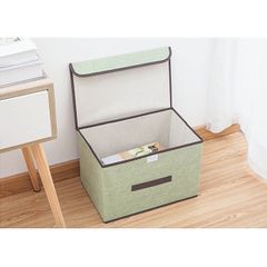 Bộ 2 hộp vải đựng đồ xếp gọn đa năng (Màu ngẫu nhiên) (TH229)