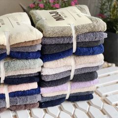 Set 4 khăn tắm Muji cao cấp (Màu ngẫu nhiên) (TH234)