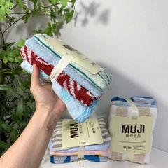 Set 4 khăn tắm Muji cao cấp (Màu ngẫu nhiên) (TH234)