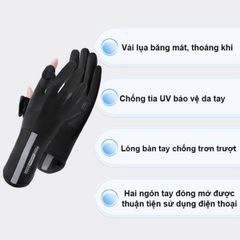 Găng Tay Chống Tia UV Chống Nắng Hở Ngón (TH235)