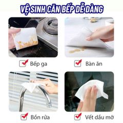Gói 80 khăn ướt lau bếp siêu tiện dụng (TH236)