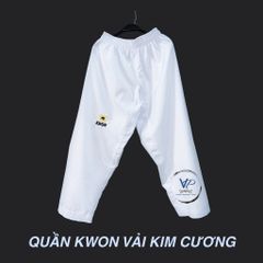 Quần Taekwondo - Kwon chất vải kim cương thoáng mát