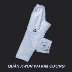Quần Taekwondo - Kwon chất vải kim cương thoáng mát