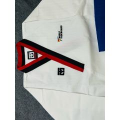 VÕ PHỤC QUYỀN MOOTO CỔ ĐỎ ĐEN - POOMSAE