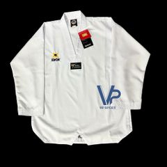 Kwon - Võ Phục Taekwondo Kwon Cổ Trắng Vải Gân Cao Cấp