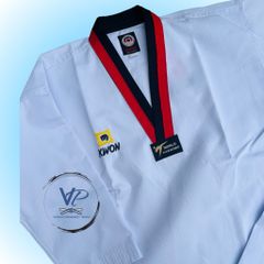 Võ Phục Taekwondo Kwon Vải Sọc, Vải Kim Cương chất lượng phù hợp cho tất cả vận động viên