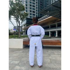 Võ Phục Taekwondo Kwon Vải Sọc, Vải Kim Cương chất lượng phù hợp cho tất cả vận động viên