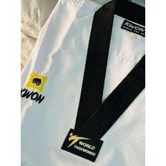Võ Phục Taekwondo Kwon Vải Sọc, Vải Kim Cương chất lượng phù hợp cho tất cả vận động viên