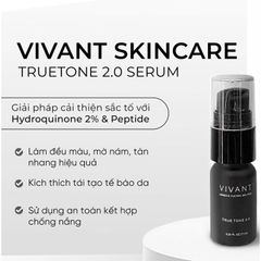 💗 Vivant Serum Truetone 2.0 Tinh Chất Dưỡng Sáng Da, Chống Lão Hóa, Giảm Thâm Nám, Tẩy Da Chết, Tăng Sinh Collagen