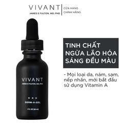 💗 Vivant Derm-A-Gel Serum Tinh Chất Chống Lão Hóa, Giảm Nếp Nhăn, Mờ Thâm Nám, Dưỡng Ẩm, Làm Đều Màu Da