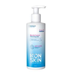 💗 Icon Skin Sữa Rửa Mặt 2 Trong 1 Blemish Control Cleansing Gel Giảm Mụn, Làm Sạch Sâu, Giảm Thâm Cho Da Dầu Hỗn Hợp