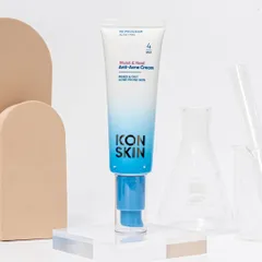 💗 Icon Skin Kem Dưỡng Da Moist And Heal Anti Acne Cream 30ml – Dưỡng Ẩm, Giảm Mụn, Làm Dịu Da, Phù Hợp Da Hỗn Hợp Và Dầu