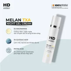 💗 HD Cosmetic Efficiency Melan TXA Night Gel Cream Kem Dưỡng Da Ban Đêm, Giảm Thâm, Dưỡng Ẩm, Phục Hồi Da